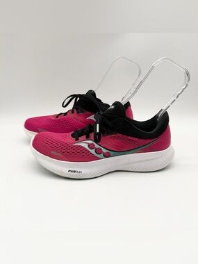 Saucony Women's Ride 16 Athletic Synthetic Mesh Running Shoes PwrRun FormFit 11